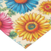 花柄 テーブルクロス (アングル)