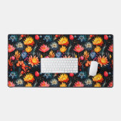 花柄 デスクマット (キーボード&マウス)