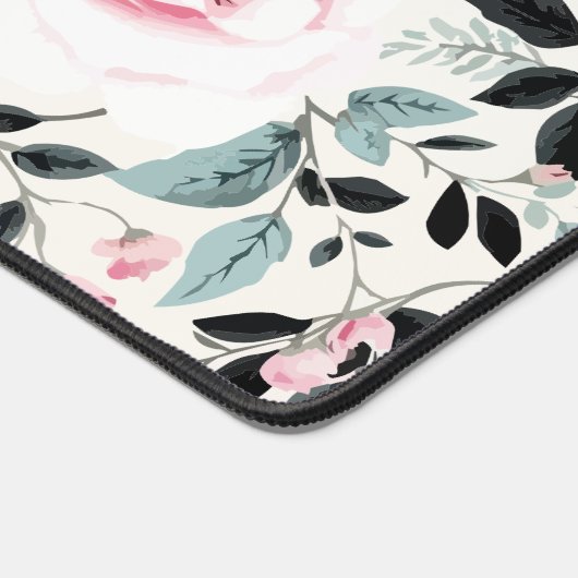 花柄 デスクマット (コーナー)