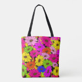 花柄 トートバッグ (裏面)