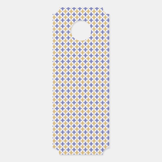 花柄 ドアノブサイン (正面)