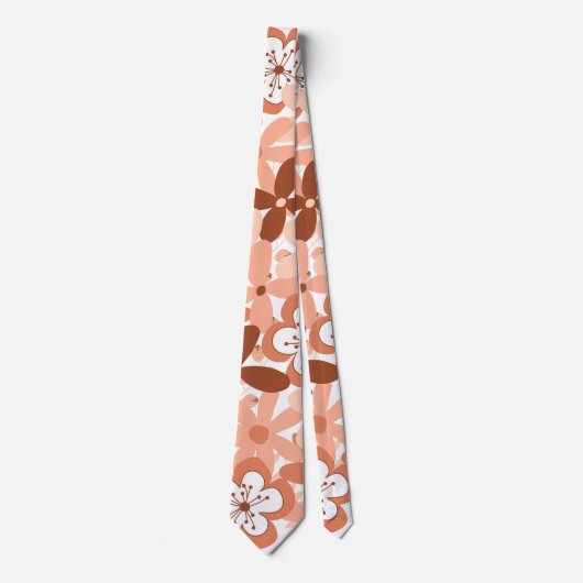 花柄 ネクタイ (正面)