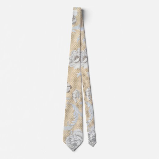 花柄 ネクタイ (正面)