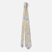 花柄 ネクタイ (裏面)