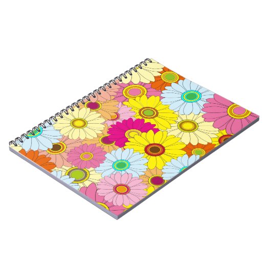 花柄 ノートブック (左側)