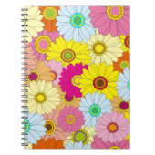 花柄 ノートブック (正面)