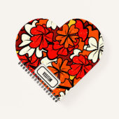 花柄 ノートブック (正面)