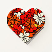 花柄 ノートブック (裏面)