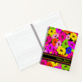 花柄 ノートブック (内部)