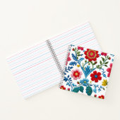 花柄 ノートブック (内部)