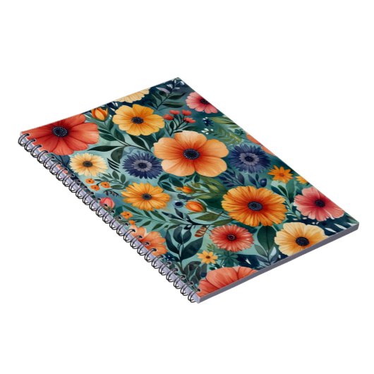 花柄 ノートブック (右側)