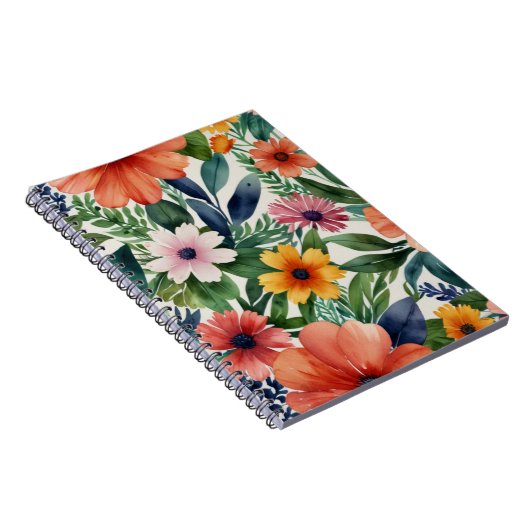 花柄 ノートブック (右側)