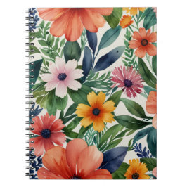 花柄 ノートブック