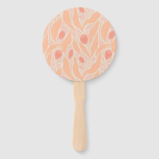 花柄 ハンドファン (正面)