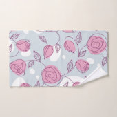 花柄 バスタオルセット (ハンドタオル)