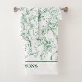 花柄 バスタオルセット (インサイチュ)