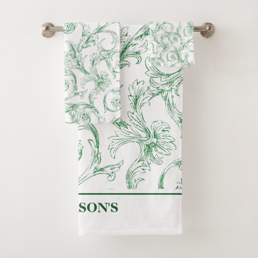 花柄 バスタオルセット (インサイチュ)