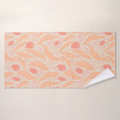 花柄 バスタオル (バスタオル)