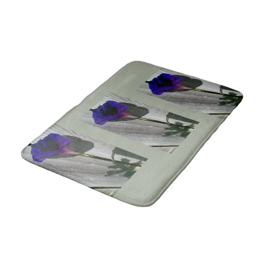 花柄 バスマット (アングル)