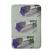 花柄 バスマット (正面縦)