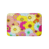 花柄 バスマット (正面)