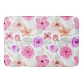 花柄 バスマット (正面)