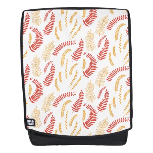 花柄 バックパック (正面)