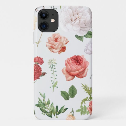 花柄、バラ Case-Mate iPhoneケース (裏面)