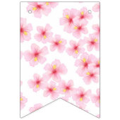 花柄 バンティングフラッグ (第1の旗)