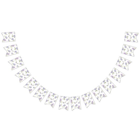 花柄 バンティングフラッグ (全)