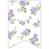 花柄 バンティングフラッグ (第1の旗)