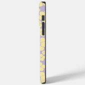 花柄 – パステルイエローとパープル Case-Mate iPhoneケース (裏面 / 左)