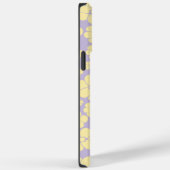 花柄 – パステルイエローとパープル Case-Mate iPhoneケース (裏面 / 右)