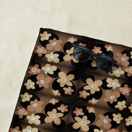 花柄 ビーチタオル (インサイチュ)