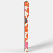 花柄 – ピンク、オレンジ、クリーム Case-Mate iPhoneケース (裏面 / 右)