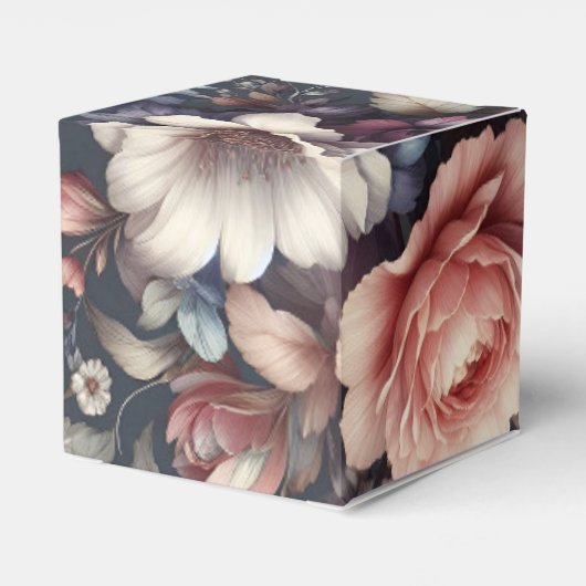 花柄 フェイバーボックス (裏面サイド)