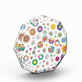 花柄 フォトブロック (左)