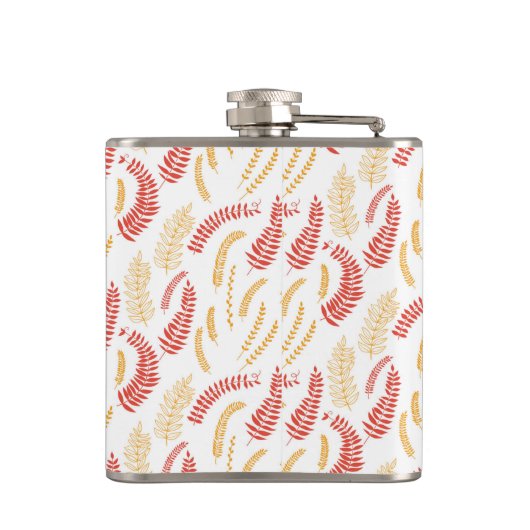 花柄 フラスク (裏面)