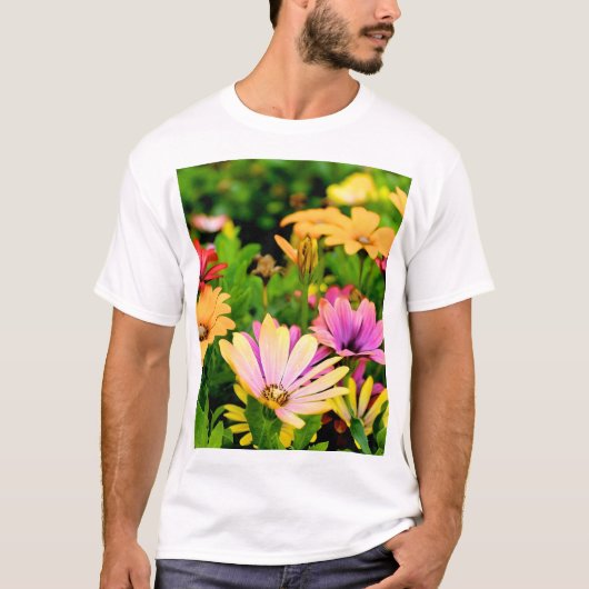 花柄 フラワー 自然 風景-92768 Tシャツ (正面)