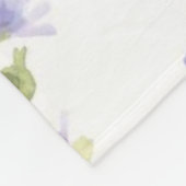 花柄 フリースブランケット (角)