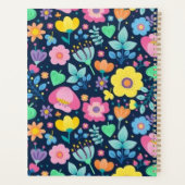 花柄 プランナー手帳 (裏面)