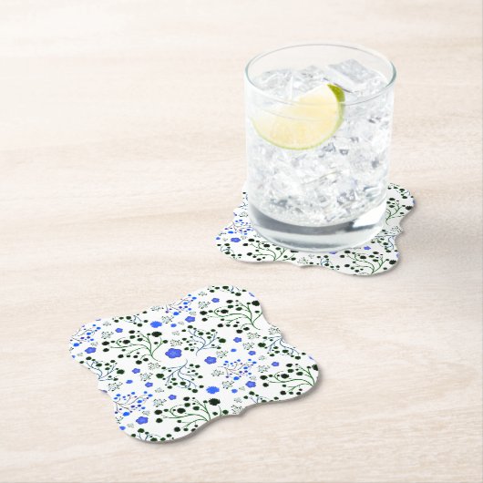 花柄 ペーパーコースター (インサイチュ)