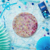 花柄 ペーパープレート (パーティー)