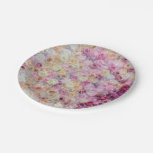 花柄 ペーパープレート (アングル)