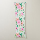 花柄 ボディピロー (正面縦)