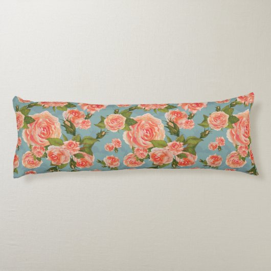 花柄 ボディピロー (裏面)