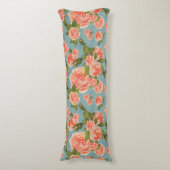 花柄 ボディピロー (正面縦)