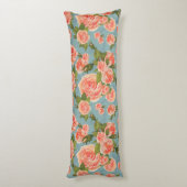 花柄 ボディピロー (裏面 (縦))