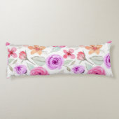 花柄 ボディピロー (裏面)