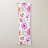 花柄 ボディピロー (正面縦)